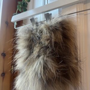 Cuello pelo natural elástico