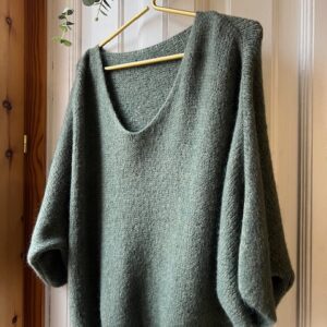 Suéter verde oliva lana