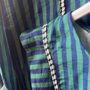 Conjunto dos piezas verde y azul