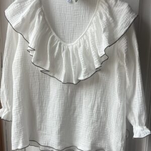 Camisa Alejandra rulito choco