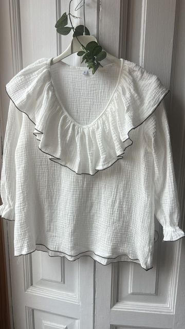 Camisa Alejandra rulito choco