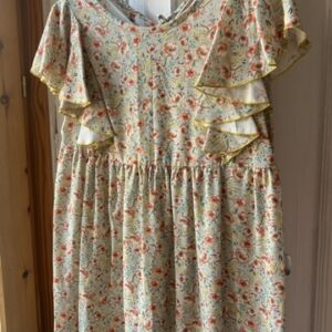 Vestido Margarita flores corto