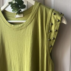 Vestido calipo algodón con tachuelas