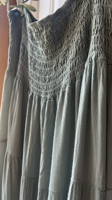 Falda vestido agua marina