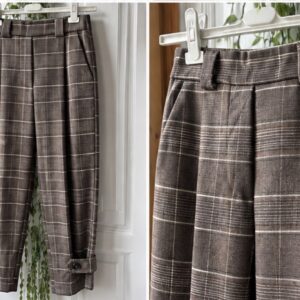 Pantalón bombacho tartán