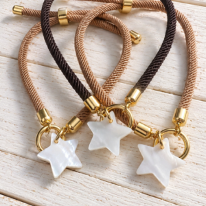 Pulseras estrella nácar